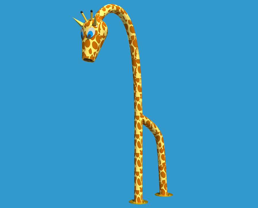 長(zhǎng)頸鹿淋水