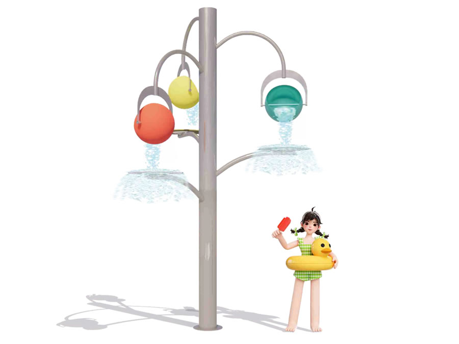 櫻桃樹(shù)倒水桶