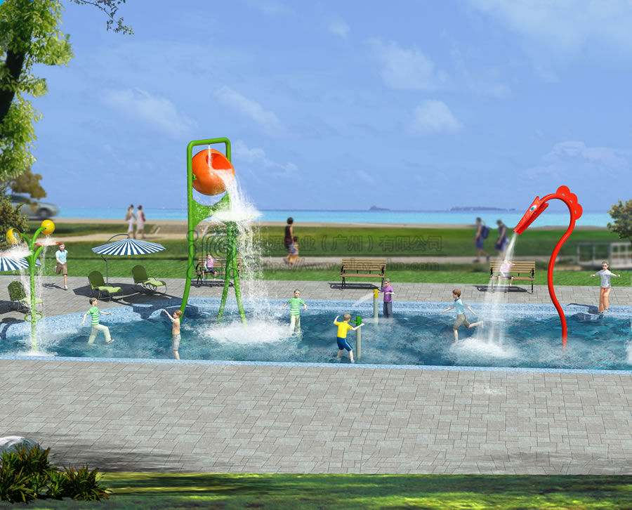 廣東珠海橫琴室外兒童戲水池設(shè)備案例